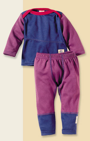 This Seedling™ infant’s outfit is constructed from factory scraps remaining after the manufacture of adult clothes. In the first five months of manufacture, this single product line prevented 160 tons of quality materials from heading to the landfill.